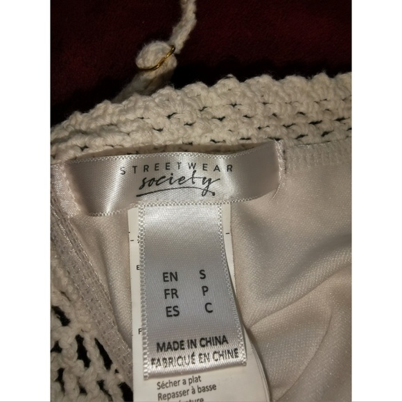 White Crochet Bralette - Picture 5 of 5